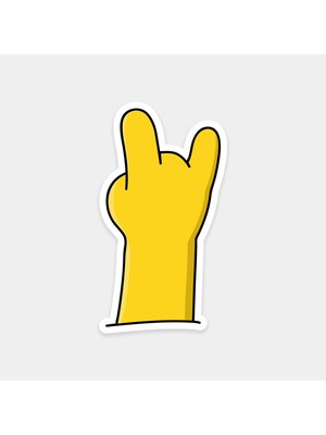 Rock On Sticker