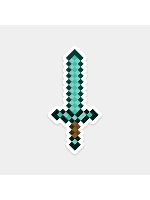 Pixel Kılıç Sticker
