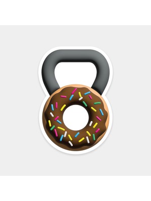 Donut Kettlebell Sticker