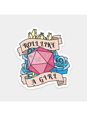 Zarı Kız Gibi At Sticker