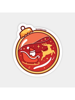 Yılbaşı Süsü Yılbaşı Sticker