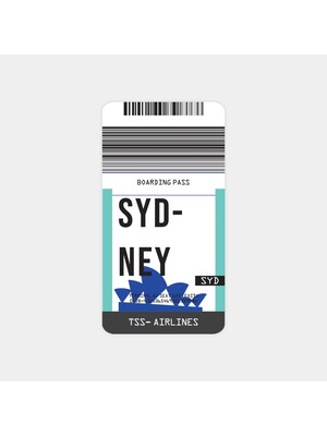 Sydney Ticket Sticker