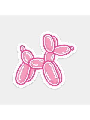 Balon Köpek Sticker