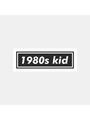 1980'LERIN Çocuklar Sticker