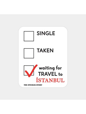 Travel To Istanbul Sticker