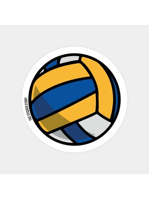 Voleybol Topu Sticker