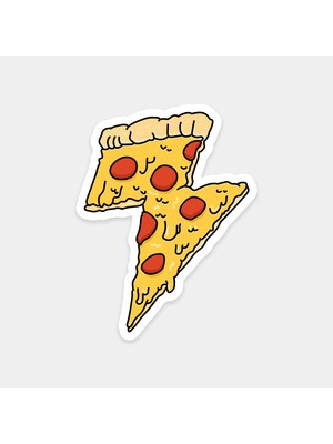 Pizza Şimşeği Sticker