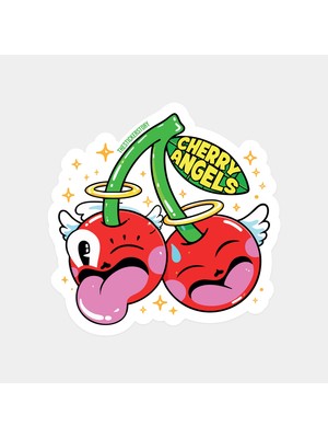 Melek Vişneler Sticker