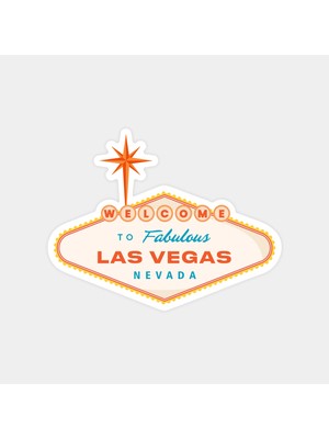Muhteşem Las Vegas Sticker