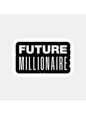 Geleceğin Milyoneri Sticker
