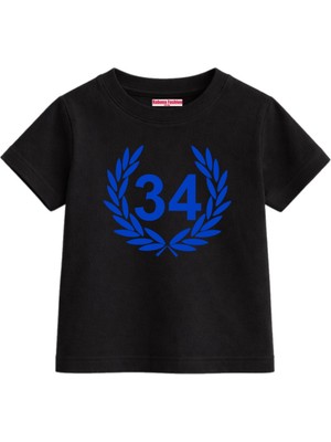 Rabona Fashion Sarıyer 34 Kıyı Arması Çocuk Tişörtü