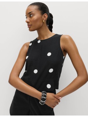 Marks & Spencer Puantiye Detaylı Bluz