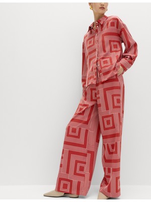 Marks & Spencer Geometrik Desenli Pantolon