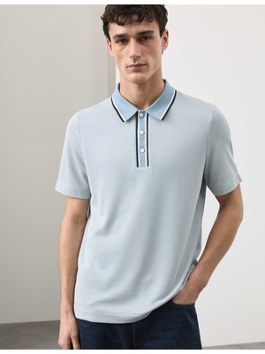 Marks & Spencer Modal Karışımlı Polo Yaka T-Shirt