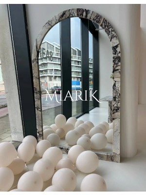 Miarik Design Dogal Mermer Boy Aynası
