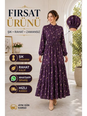Yetki Tekstil Yazlık Elbise