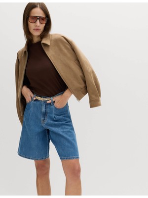 Marks & Spencer Pamuklu Denim Şort