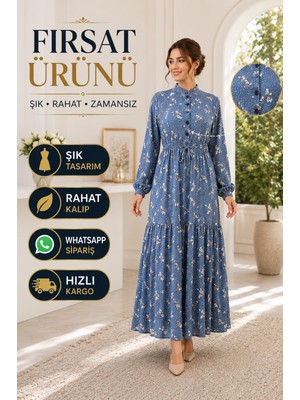 Yetki Tekstil Yazlık Elbise