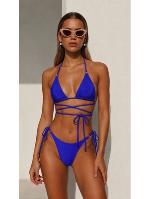 Ip Ve Halka Detaylı Bikini Takım