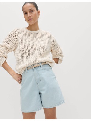 Marks & Spencer Pamuklu Denim Şort