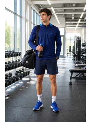 Crosstime  Erkek Lacivert Antrenman Sweatshirt
