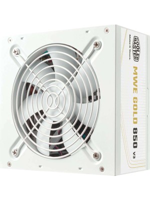 Cooler Master Mwe V3 850W 80+ Gold Gen 5.0 Atx 3.1 140MM Fanli Beyaz Psu