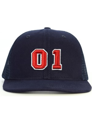 PataCute 01 Numara Kabartmalı Snapback Şapka