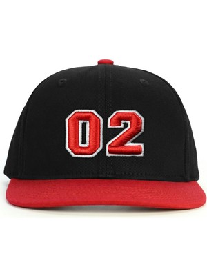 PataCute 02 Numara Kabartmalı Snapback Şapka