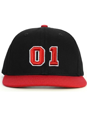PataCute 01 Numara Kabartmalı Snapback Şapka