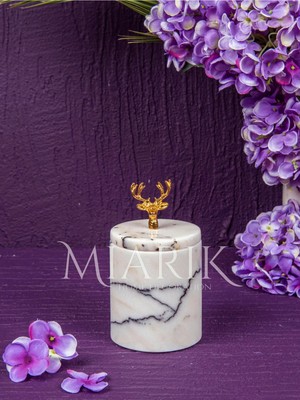 Miarik Design Dekoratif Leylak Mermer Pamukluk