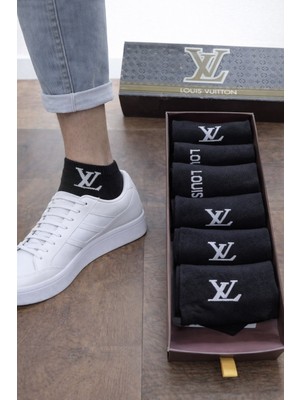  louis  unisex 6' lı çorap