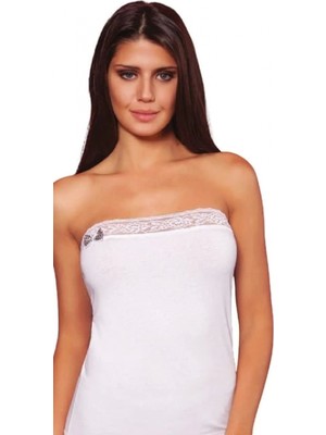 Pileli Store Pilelistore Berrak Bayan Dantelli Straplez 8014