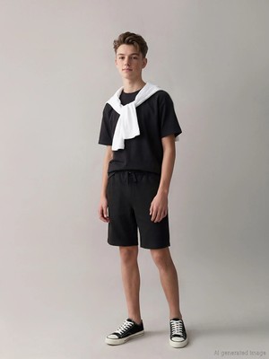 LC Waikiki Lcw Kids Siyah Şort