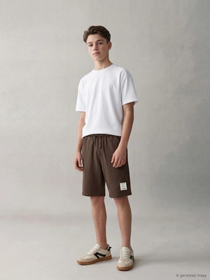 LC Waikiki Lcw Kids Kahverengi Şort