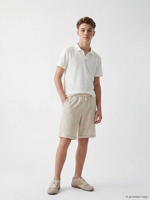 LC Waikiki Lcw Kids Ekru Şort