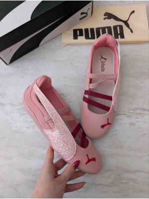 Puma Bella Ballet Sim Detaylı Kadın Pembe Babet