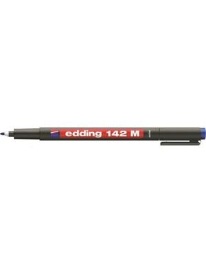 Edding Asetat Kalemi E-142M Mavi Ed14203 1 mm Kalınlıkta Suya Dayanıklı ve Silinebilir Özellikte