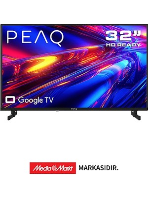 Peaq 32P8000 32'' Smart Tv – Google Işletim Sistemli, Dahili Uydu Alıcılı LED Tv