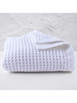 Püskül Lüks Waffle Banyo Havlusu 1 Adet, Büyük Boy 80X160 Cm, 100% Pamuk, Yüksek Kaliteli Banyo Havluları