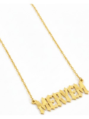 Parmas Design Isimli Kişiye Özel Ayarlanabilen 925 Ayar Gümüş Kadın Kolye