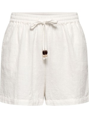 Only Onlswar Thyra Pull Up Shorts Wvn Kadın Beyaz Şort - 15378514