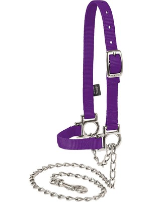 Lidyada Maison Besi Hayvanı Naylon Ayarlanabilir Koyun Boyundan Bağlamalı Zincirli Mor, Ortalama