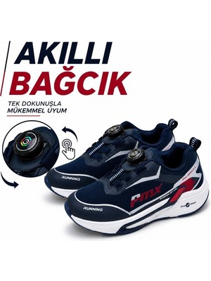 Promax Akıllı Bağcıklı Çocuk Spor Ayakkabı Lacivert 31-35