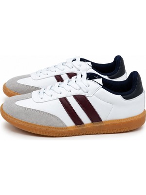 Black Flex Unisex Çocuk Ayakkabı Beyaz Laci 33-37