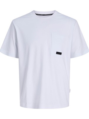 Jack & Jones Jcofusıon Cepli Logo Detaylı Bisiklet Yaka Erkek T-Shirt