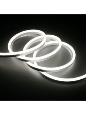 Forlife 12V Beyaz Işık Neon Şerit LED Esnek Tasarım 1 m Su Geçirmez Özellikli Aydınlatma