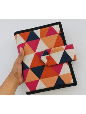 H3bag Kitap Çantası, El Yapımı Cepli, Kılıf Çanta, Kitap Kılıfı, Organizer Çanta