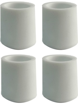 Adem Koç Plastik 25 mm Sessiz Yumuşak PVC Sandalye Profil Ayak Pabucu (4 Adet)