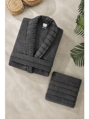 Mira Home Soft Elegance Banyo Tek Kişilik Bornoz Takımı  Pamuklu