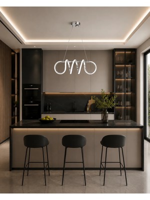 Gusto Lighting Bubble Kucuk LED Sarkıt Avize,krom 3 Renk Yanabilen LED Avize, Modern Salon Oda LED Avize